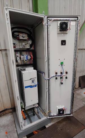 VSD for gearbox testing inside panel resized